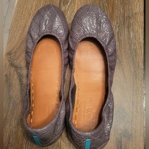 Tieks slate gray 10